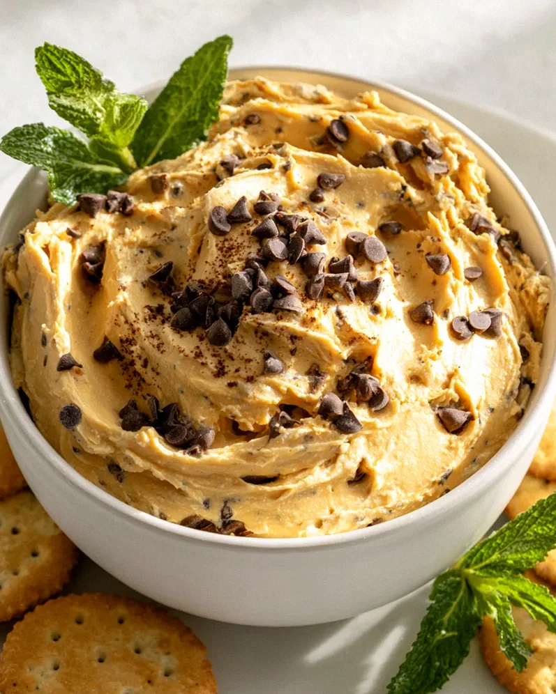 Cookie Dough Dip mit Grabeef Putenschinken-Crackern – Süß-salzig!