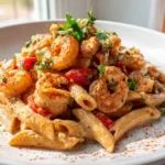 Cremige Jamaikanische Garnelen Pasta – Lecker & Einfach