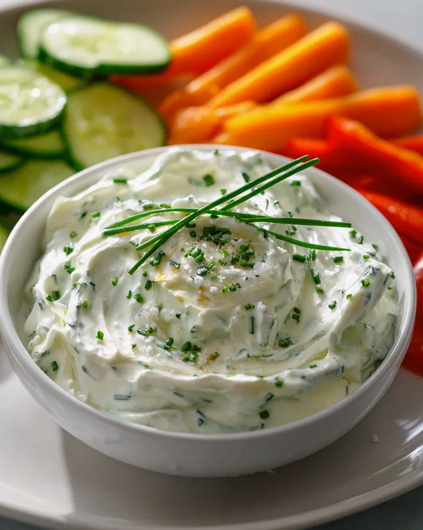 Cremiger Sour Cream und Schnittlauch Dip – Leckerer Genuss!