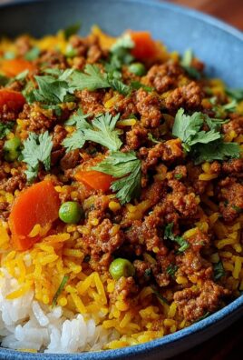 Curryreis mit Hackfleisch