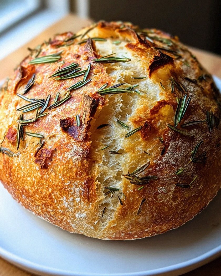 Duftendes Rosmarin-Knoblauch Artisan Brot einfach selber backen – Schritt 2
