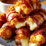 Knusprige Beef Putenspeck Mozzarella Sticks – Ein Genuss!