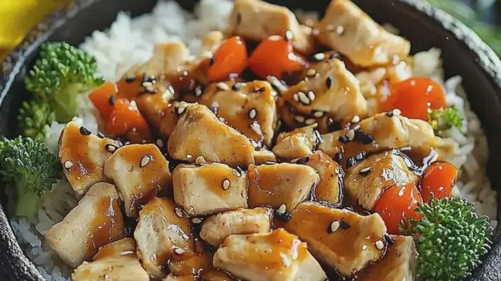 Leserfavoriten: Hähnchen mit Brokkoli und Teriyaki-Sauce