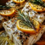 Ofenfisch mit Kräutern und Zitronen