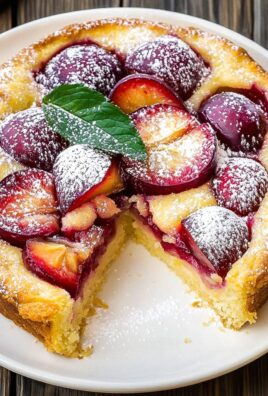 Pflaumenkuchen mit Schmand