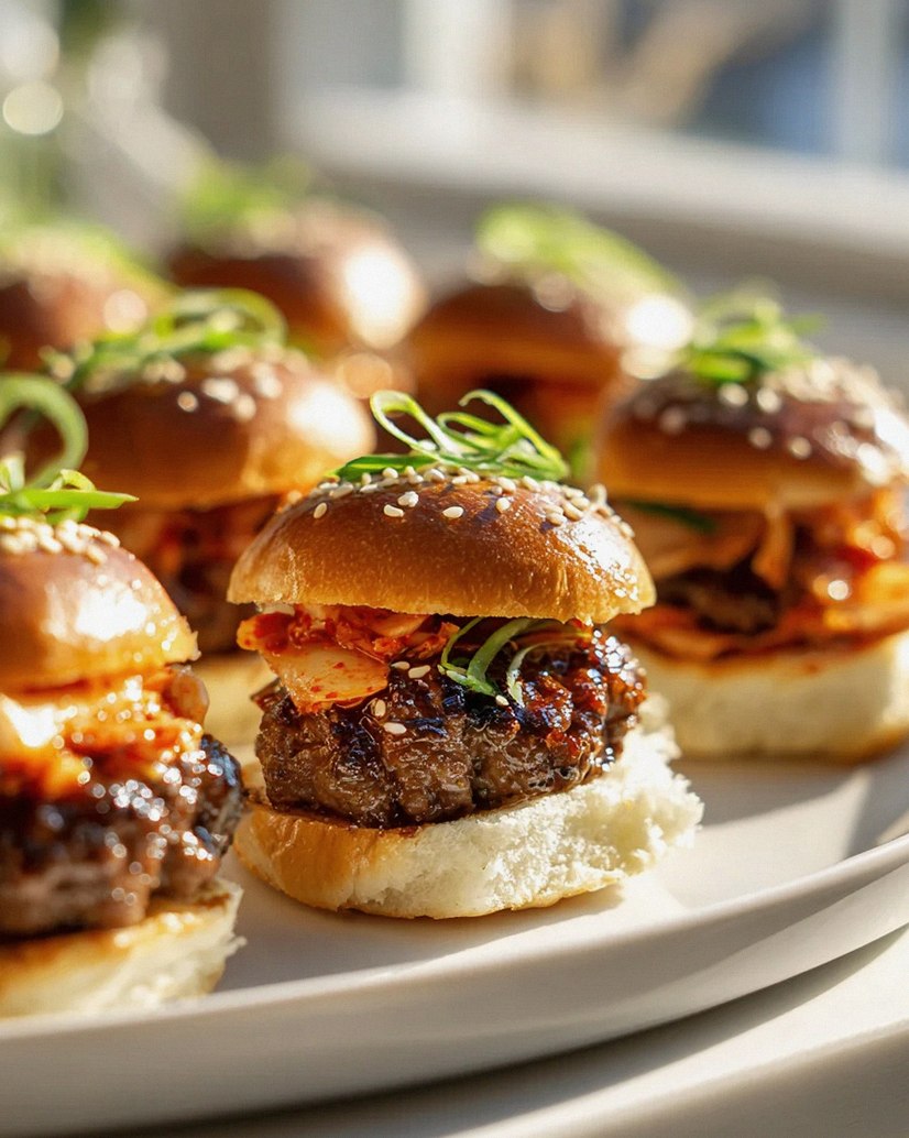 Saftige Korean BBQ Beef Slider: Dein schnelles Party-Rezept!