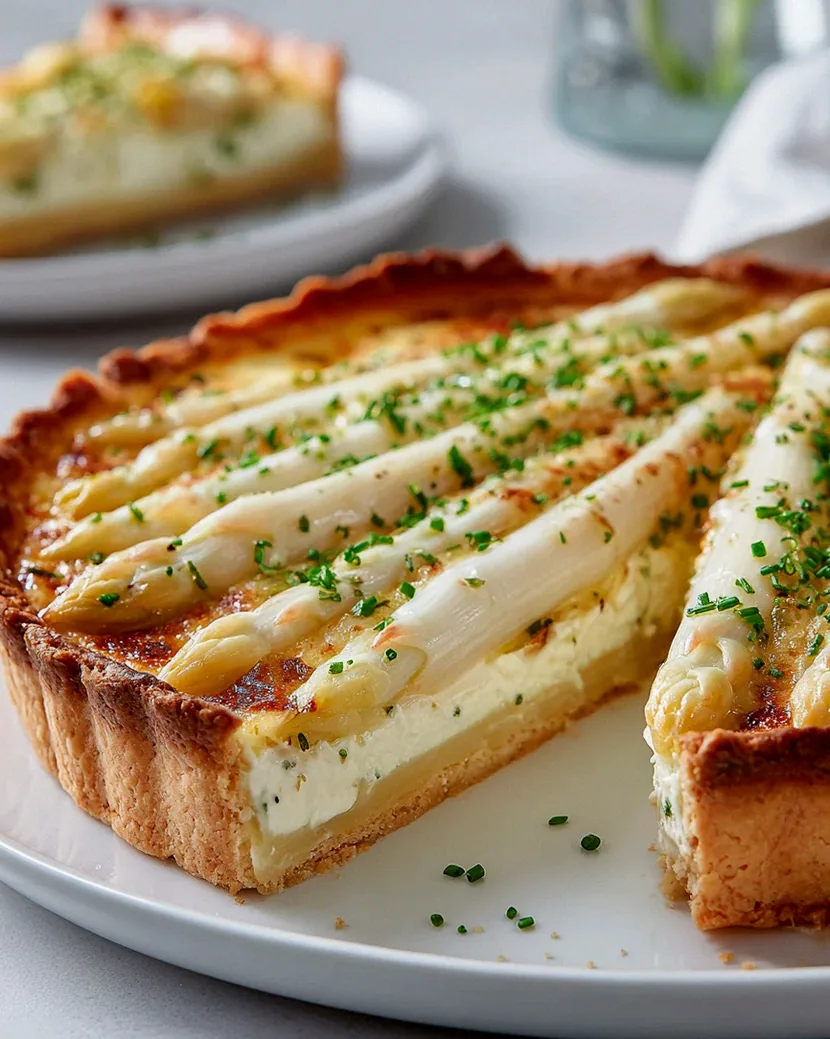 Spargel Tarte mit Frischkäsefüllung – Ein Genuss für Feinschmecker! – Schritt 2