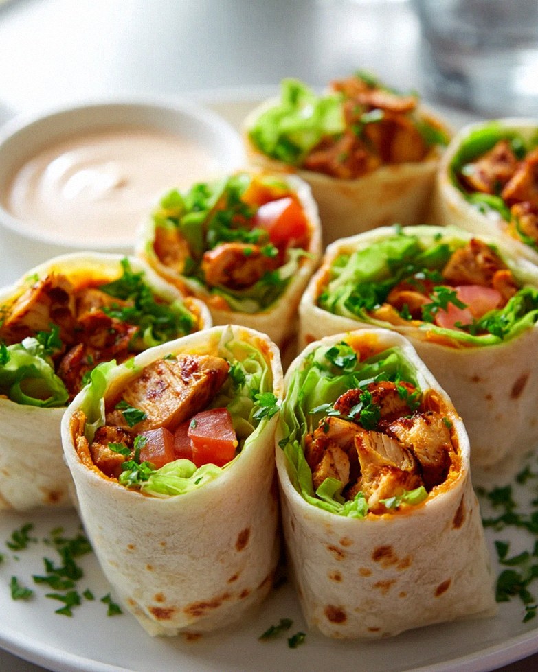 Spicy Chicken Wrap Bites: Einfach, schnell & unwiderstehlich!