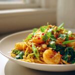 Würzige Erdnuss-Garnelen-Nudeln: Schnell und lecker!